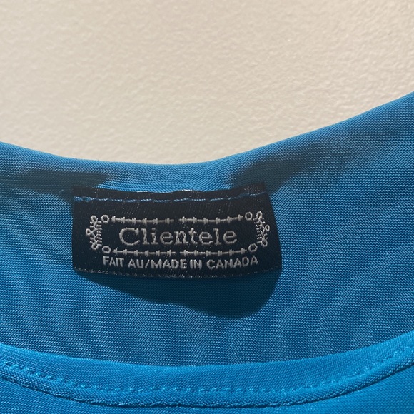 Clientele top.  Sleeveless. No size tag. M? - Picture 3 of 6